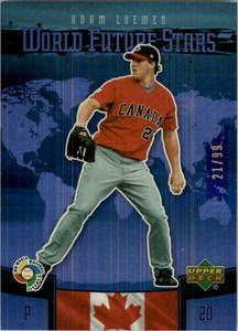 2006 Upper Deck Future Stars World Future Stars Blue #1 Adam Loewen /99