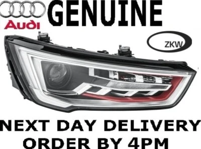 Faro de xenón derecho 15-18 OEM genuino OEM Audi A1 8X1 8XK 8XF 8XA estiramiento facial ZKW AFS 15-18 Foto 1 de 3
