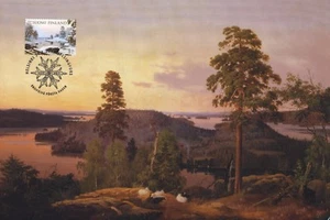 Finnland 2007 Maxikarte Ferdinand von Wright 1822-1906 Gemälde aus Haminalahti - Bild 1 von 2