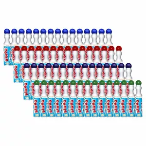 60 x Jumbo Bingo Dabbers Non Drip Markers Pens Family Game Red Blue Green Purple - Picture 1 of 24