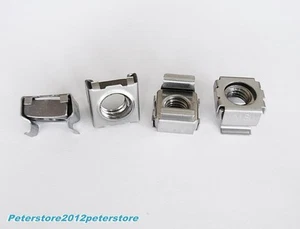 Käfigmuttern Edelstahl  V2A  Art 9039  M6 M8 M10  VA Käfigmutter Vierkant - Bild 1 von 1
