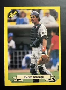1987 Classic Update Yellow Green Back #125 Benito Santiago RC - Picture 1 of 2
