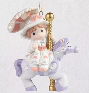 Disney Mary Poppins Precious Moments® Porcelain 2018 Hallmark Ornament - Picture 1 of 3