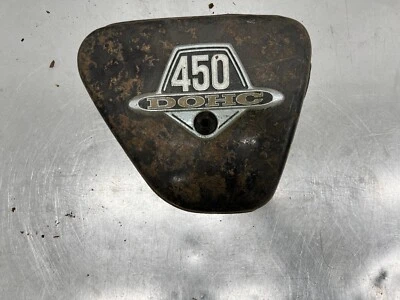 73 - 74 Honda CB450 CL450 Right Side Cover Panel Metal Steel Fairing OEM E7880 Foto 1 de 4