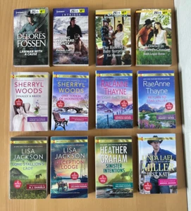 Mixed Lot of 12 Harlequin Intrigue Love Inspired Romance Novels Paperback Books - Imagen 1 de 3