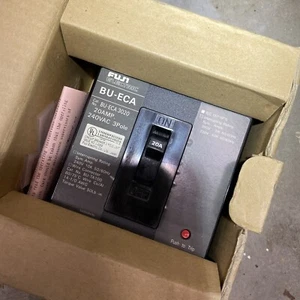 Fuji Electric BU-ECA3020 20AMP 240VAC 3 Pole Circuit Breaker - Picture 1 of 7