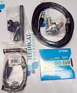 COMPREHENSIVE XLR AUDIO CABLES - XLR SONY MIC - DVD-RAM REWRITABLE 9.4GB - NEW - Picture 1 of 5