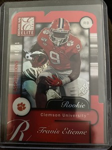 2021 DONRUSS ROOKIE ELITE ASPIRATIONS DIE CUT SP TRAVIS ETIENNE /91 CLEMSON 💎🔥