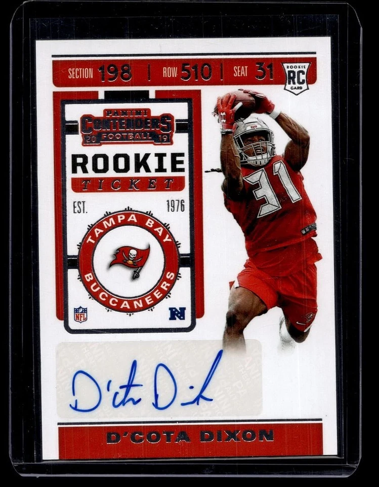 2019 CONTENDERS ROOKIE TICKET AUTO D'COTA DIXON BUCS - Image 1 of 1