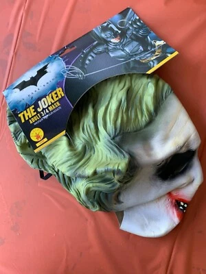 NWT Adult Costume Latex 3/4 Overhead Mask The Dark Knight JOKER - Image 1 of 4