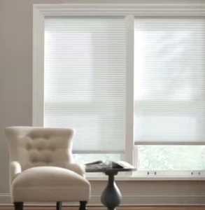 Snow Drift Cordless Light Filtering Cellular Shades for Windows -27 in W x 72 in - Picture 1 of 2