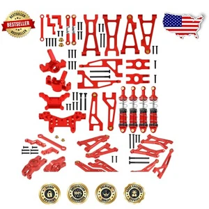 Complete Shock Absorbers & Swing Arm Upgrade Kit for 1/16 Hyper Go H16 RC Cars - Picture 1 of 8
