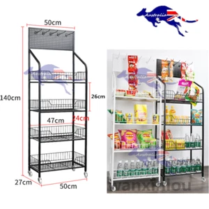 Supermarket Display Rack Utility Multipurpose Merchandise Hold Collection Shelf - Picture 1 of 12