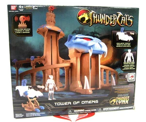 Thundercats Playset 4 Inch Scale Thunder Lynx Tower of Omens Tygra Bandai NIB - Picture 1 of 3