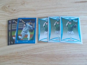 Alex Cobb 2008-2011 Bowman Mixed RC Lot (6) - Picture 1 of 1