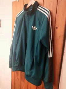 Adidas Originals Woven Logo Track Top - Emerald UK XL - Picture 1 of 12
