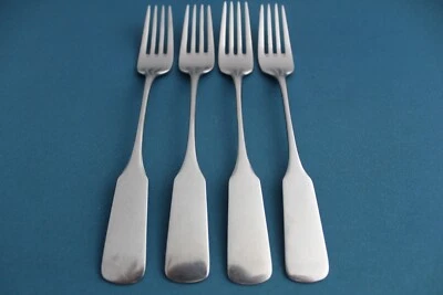 4 Dinner Forks WMF PILGRIM Satin Stainless Germany 7 1/2" - Image 1 of 4