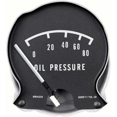 OER 1277449 1968-70 Fits Mopar B-Body Rallye Oil pressure Gauge - Image 1 of 4