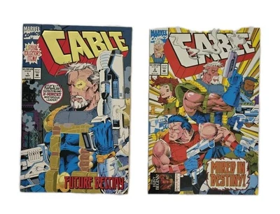 Marvel Cable #1 & #2 Set 1993 Fabian Nicieza Rob Liefeld NM Mired in Destiny! - Image 1 of 2