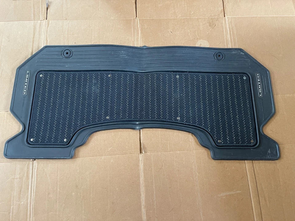 2019-24 DODGE Ram 1500 Limited Crew RUBBER ALL WEATHER Rear Floor Mat OEM MOPAR - Image 1 of 4