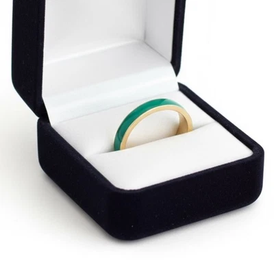 Anillo Joan Rivers Esmalte Verde Talla 10.25 Foto 1 de 4