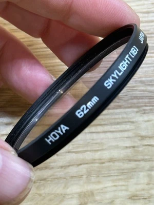 Mint Hoya 62mm Skylight (1B) Camera Lens Filter Cased Made In Japan VGC Boxed - Image 1 of 4
