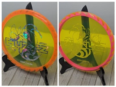 New Discraft Stock Fuzed Line Buzzz (Saw) Golf Disc 173-174 Grams BEE FOIL - Image 1 of 4