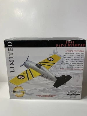 Gearbox Collectible- 1941 F4F-3 Wildcat, Limited Edition Model #11502 WWII - Image 1 of 4