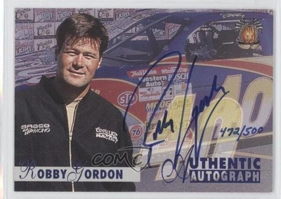 1996 Score Board Auto Collection Auto /500 Robby Gordon Auto - Image 1 of 2