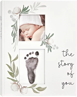 Baby Memory Book for the Modern Minimalist - Simple 0.79 x 1.18 inches, White  - Image 1 of 4