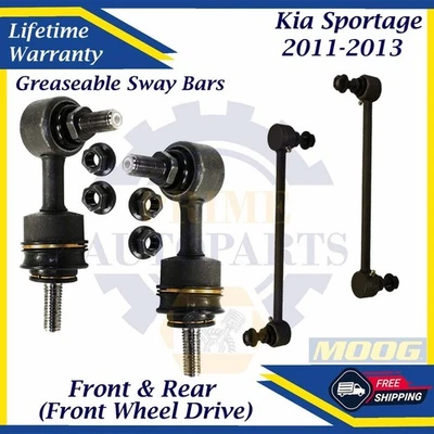 MOOG OEM Front & Rear Sway Bars For 2011-2013 Kia Sportage 2WD Lifetime Warranty - Image 1 of 4