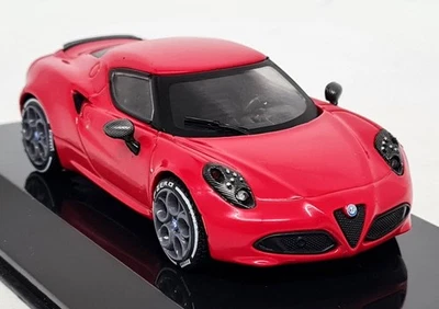 Altaya 1/43 - Alfa Romeo 4C 2013 Red Diecast model Sports car - Image 1 of 4