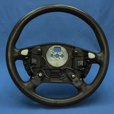 Volante de cuero marrón rayado GM OEM 90575646 para Cadillac Catera 1997-01 Foto 1 de 4