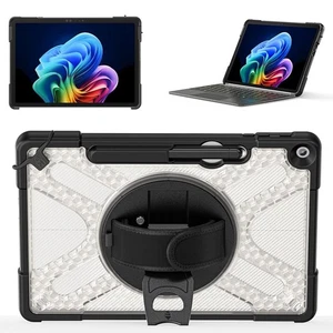 Stoßfeste TPU + PC Hülle für Microsoft Surface Pro 12 2025 mit 360° Halterung - Bild 1 von 5