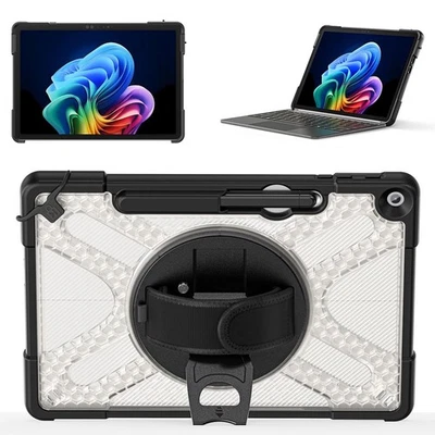 Stoßfeste TPU + PC Hülle für Microsoft Surface Pro 12 2025 mit 360° Halterung - Bild 1 von 4