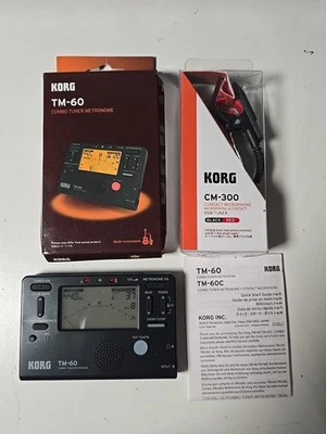 Korg TM-60 Combo Tuner Metronome and CM-300 Contact Microphone  - image 1 of 4