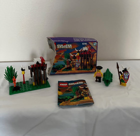 Lego 6246 Islanders -Crocodile Cage-100% complete w/instructions & box