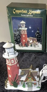 Faro di Copperfield Keepsake BABBO NATALE 1999 Capo Maggio VILLAGGIO DI NATALE - Foto 1 di 7