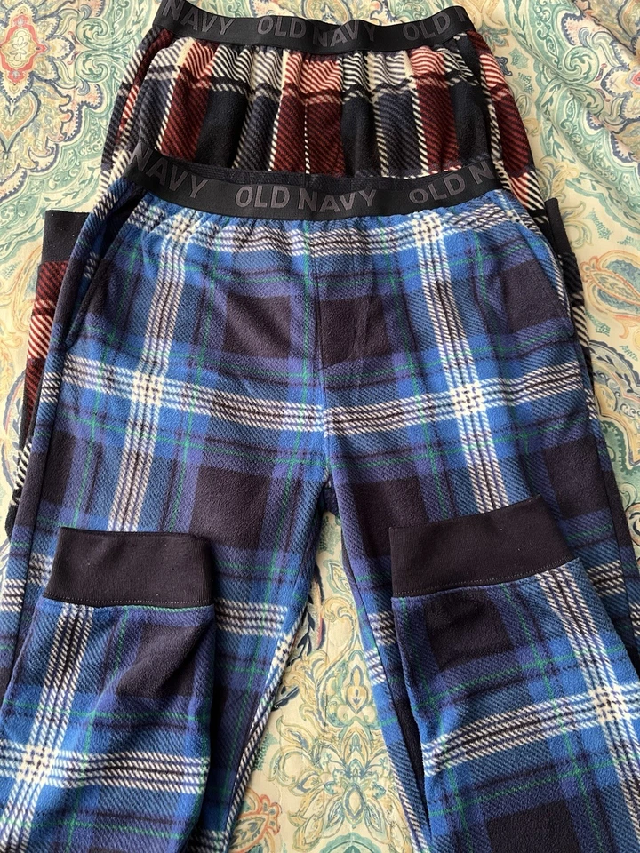 Pantalones de pijama viejos azul marino para niños en grande 10/12 Foto 1 de 4