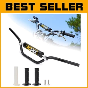 Upgraded 7/8" Motocross Handlebars for Pit Dirt Bike - Black - Picture 1 of 10