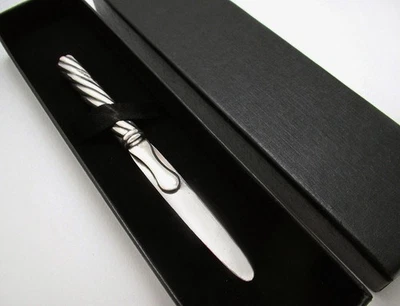 Raro segnalibro apri lettere Sampson Mordan combinazione argento sterling vittoriano - Immagine 1 di 4