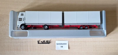 Herpa Exclusive 180917 MAN Topsleeper autotreno biga gran volume 1:87 OVP - Immagine 1 di 3