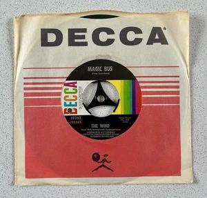 Magic Bus Who 7" vinyl single record USA 32362 DECCA 1968 - Picture 1 of 3
