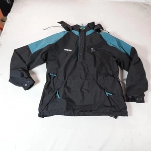 Goretex Jacket Mens Large Black Alpine Design Waterproof Ski Outdoor Gore-tex - Picture 1 of 11