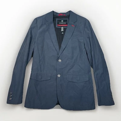 Victorinox Jacket Mens Size 38 M Blue Casual Blazer Swiss Army Travel Coat - Image 1 of 4