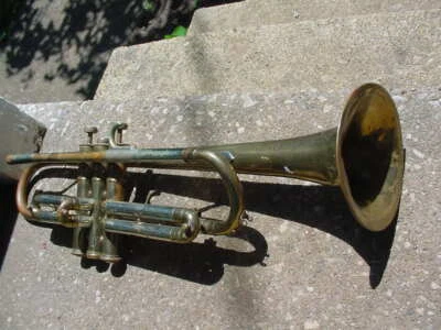 Trompeta vintage Harry Pedler Elkhart PIEZAS Foto 1 de 4