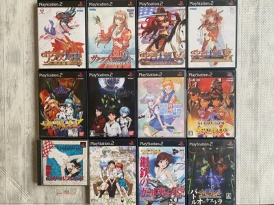 SONY PS 1 2 Sakura Taisen & Neon Genesis Evangelion & Girlfriend of Steel series - Image 1 of 4