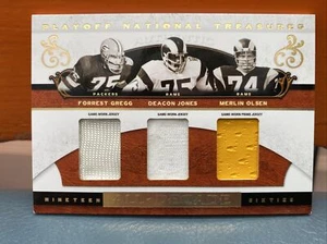 2007 Playoff National Treasures Triple Patches Gregg, Jones & Olsen #’d 25 - Picture 1 of 2