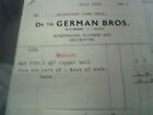 invoice 1943 dr german bros irnomongers plumber dulerton july 14th