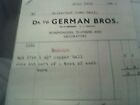 Invoice 1943 Dr German Bros Irnomongers Plumber Dulerton July 14Th